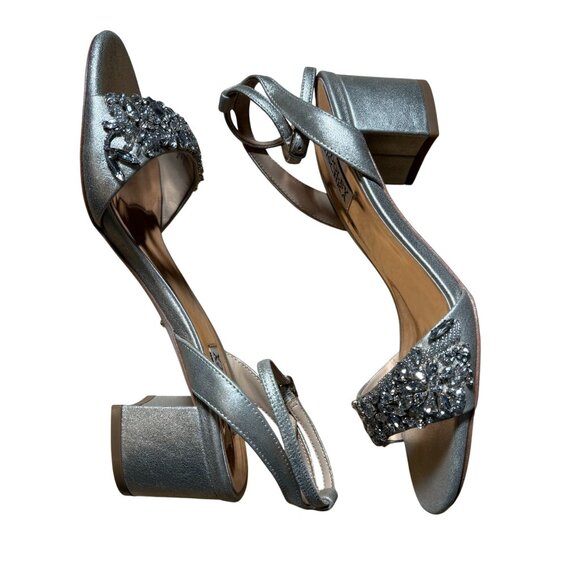 Badgley Mischka Ivanna Embellished Evening Shoe Women's Size 7 New In Box! - Picture 5 of 9